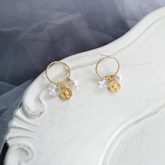 ❤️‍🔥𝕤𝕒𝕝𝕖❤️‍🔥🦋coin earrings - Picture 2 of 8